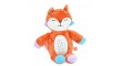 Világító, zenélő plüss róka - min