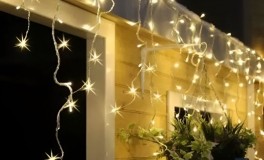 500 LED Karácsonyi jégcsapfényfüzér