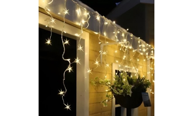 500 LED Karácsonyi jégcsapfényfüzér