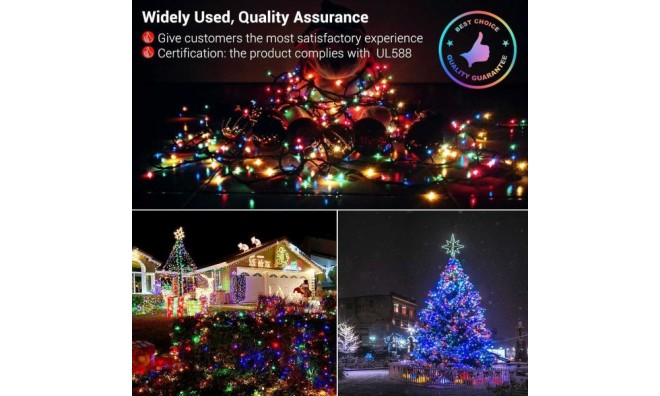 50 méteres Karácsonyi fényfűzér 2