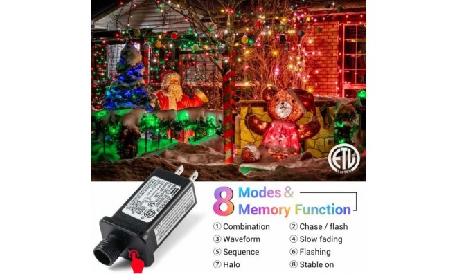 50 méteres Karácsonyi fényfűzér 3