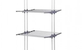 Gurulós fém 3 szintes ruhaszárító