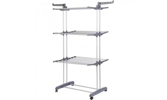 Gurulós fém 3 szintes ruhaszárító