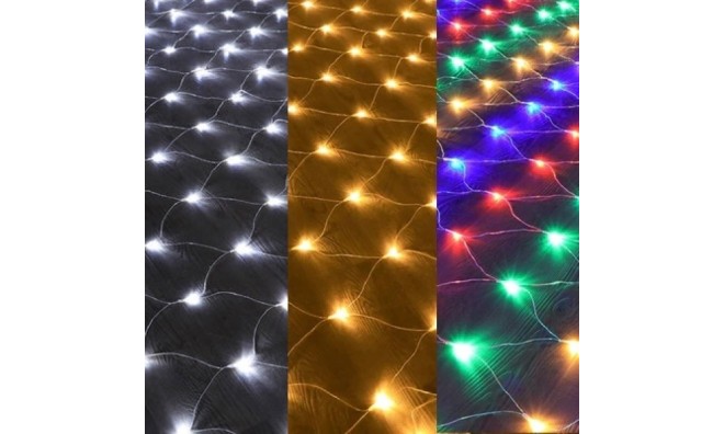 Karácsonyi konnektoros LED fényháló 2