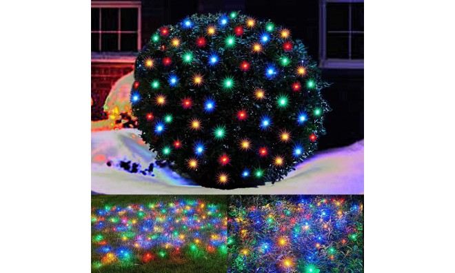 Karácsonyi konnektoros LED fényháló