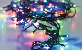 1+1 96 LED-es fényfüzér, színes