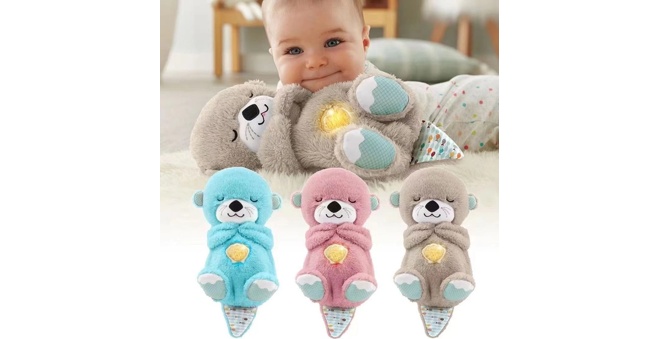 Alvó és lélegző plüss vidra