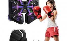 Zenés Boxfal LED Fényekkel