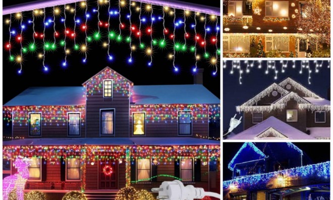 Prémium Jégcsap Fényfüzér 30m