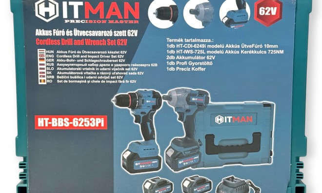 Hitman Akkumulátoros 2db-os készlet 2