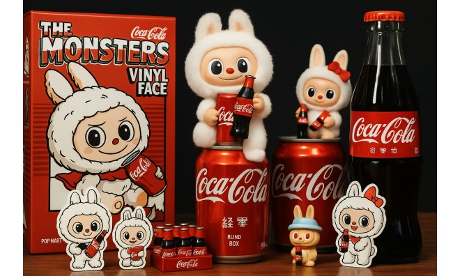 3db Labubu The Monsters Coca Cola