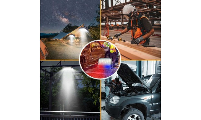 Hordozható napelemes munkalámpa 2