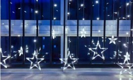 Csillag-jégcsap fényfüggöny