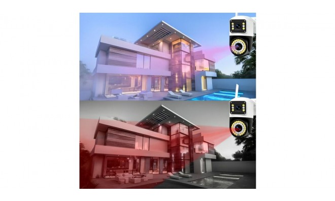 Dupla forgó Wi-Fi IP kamera 2