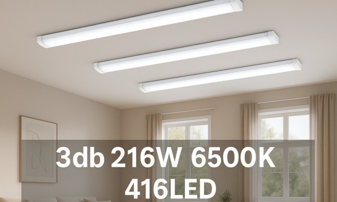 3db 120cm,216W Mennyezeti LED fény