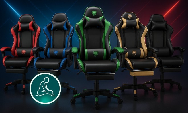 Prémium gamer szék masszázzsal