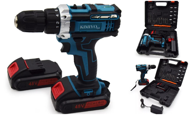 Kimiyo 48V akkus fúrógép 28 részes 