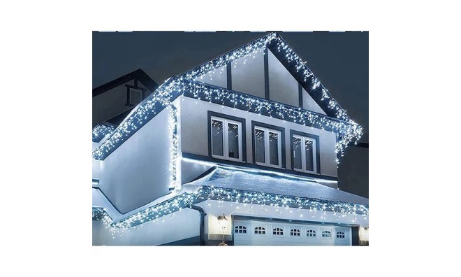 240 LED-es jégcsap fényfüzér