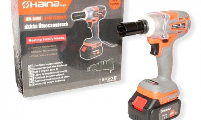HAINA Akkumulátoros Ütvecsavarozó 2