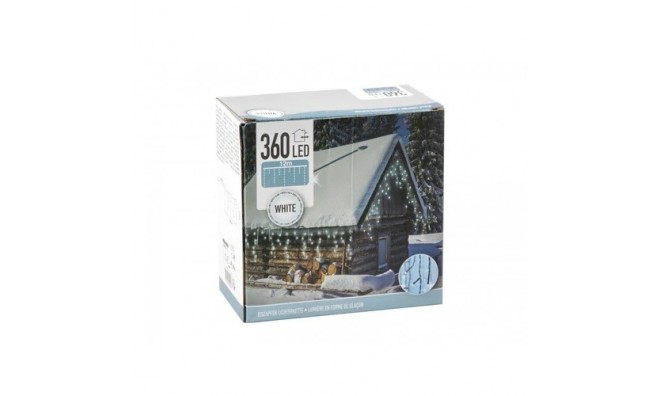 360 LED jégcsap fényfüzér 3