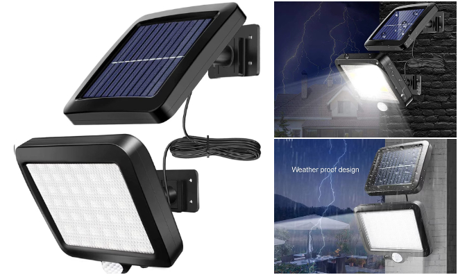 56 LED-es Kültéri napelemes lámpa