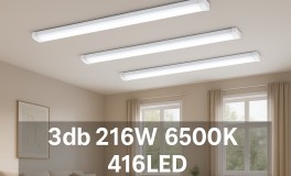 3db 120cm,216W Mennyezeti LED fény