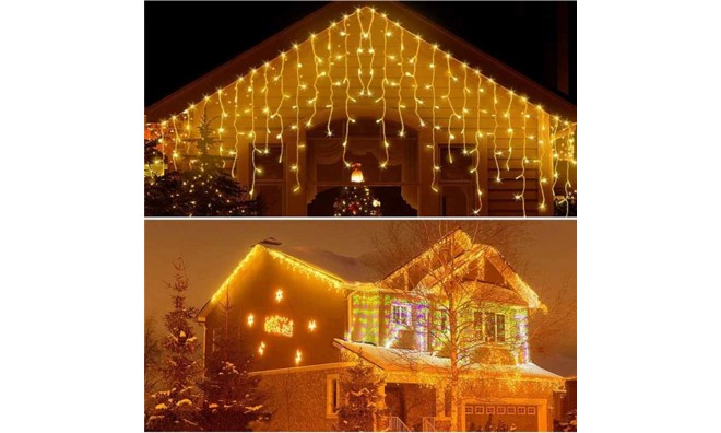 360LED-es prémium jégcsap fényfüzér