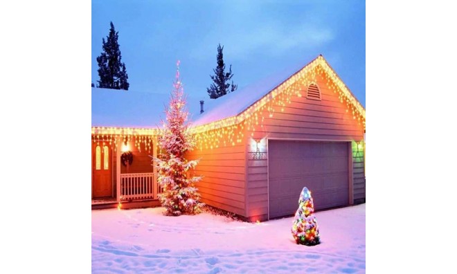 360LED-es prémium jégcsap fényfüzér 2