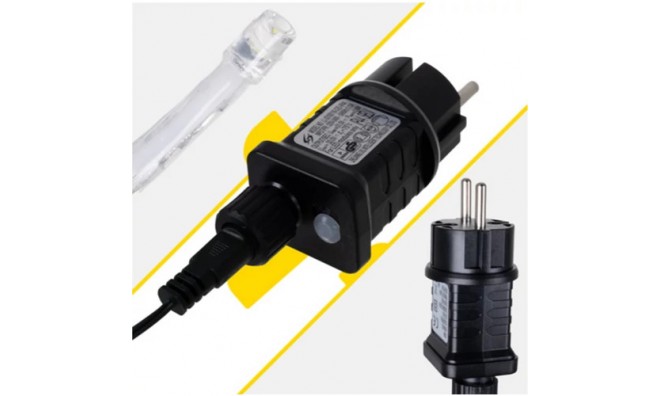 Karácsonyi dekor 300 LED-es jégcsap 3