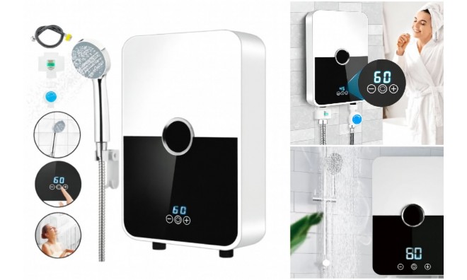 Fali átfolyós villanybojler 5500W