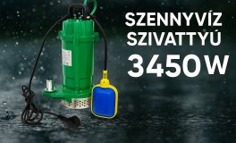 Ryodel szennyvízszivattyú 3450W