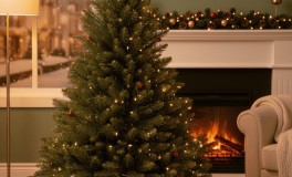 Prémium 3D Műfenyő-220cm