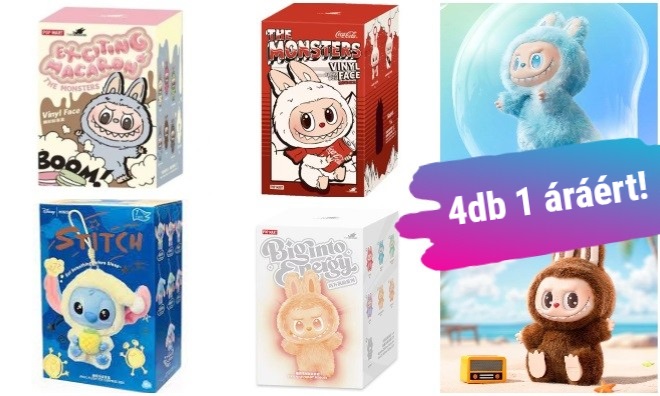 Labubu MegaPack – 4 db 1 áráért