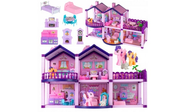 Malplay babaház bútorokkal