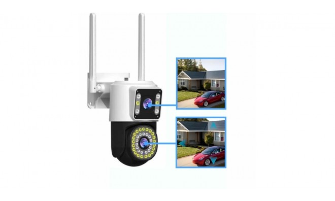 Dupla forgó Wi-Fi IP kamera