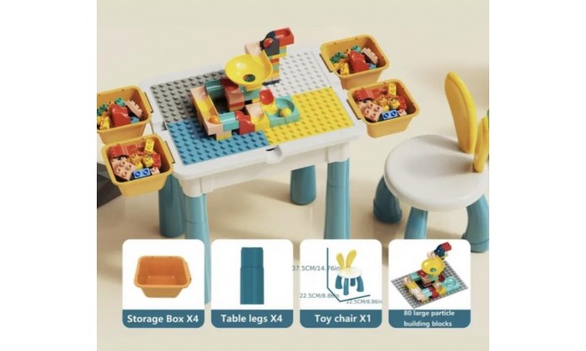 Építő játszó asztal 