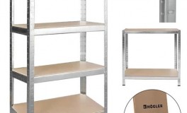 4 polcos Raktári állvány 174x80x40