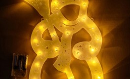 1+1 Elemes led dekoráció hóember