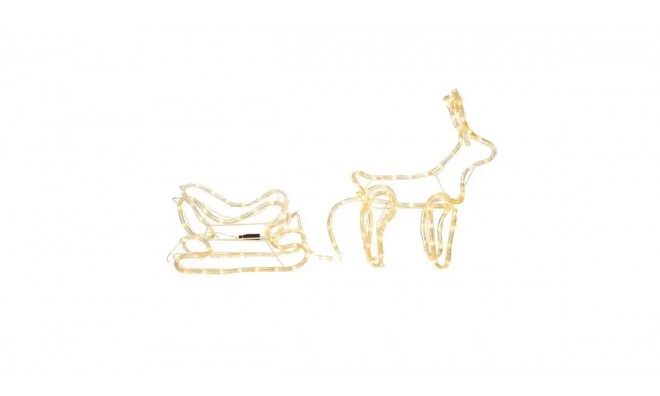 Springos rénszarvas fény dekoráció