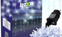 300 LED-es jégcsap fényfüzér