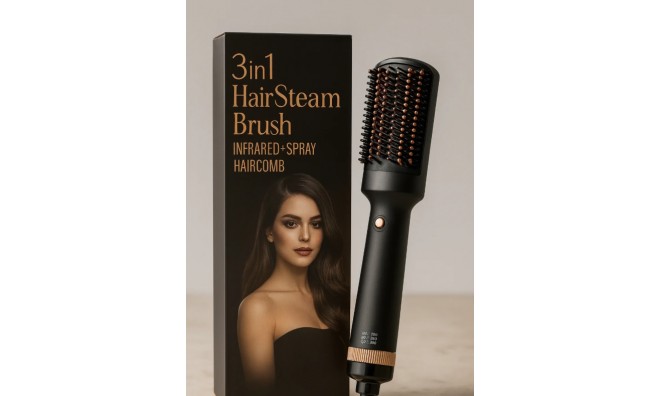 3 az 1-ben Hair Steam Brush