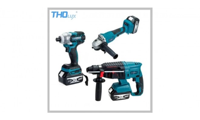 THO 3 részes akkus szerszámkészlet