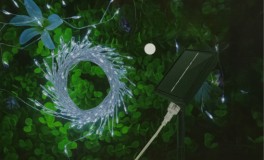 Napelemes „Tűzijáték” LED Fényfüzér