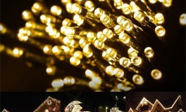 Napelemes kerti füzér