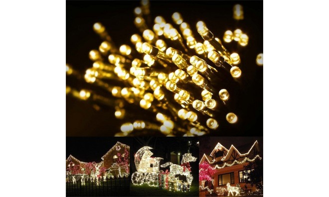 Napelemes kerti füzér