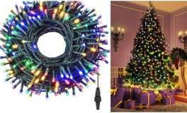 20M 200 LED RGB színes fényfüzér