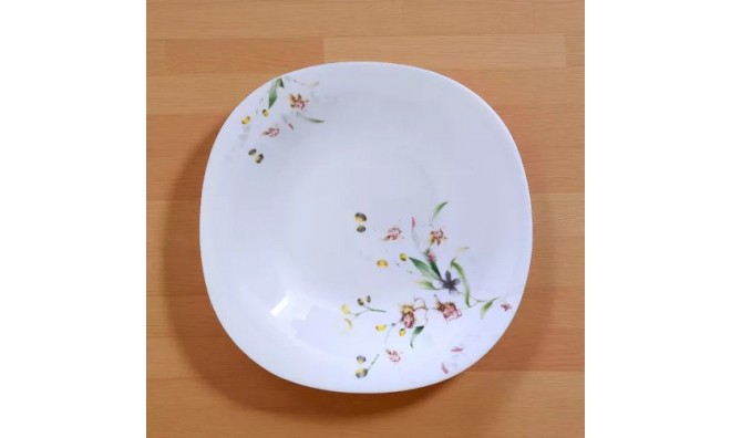 19 részes szögletes opál étkészlet  2