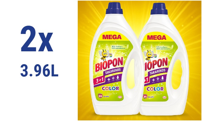 1+1 Biopon Color mosógél 2x3.96L