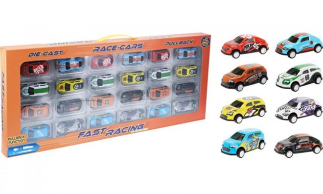 KidsToys 24 darabos autókészlet