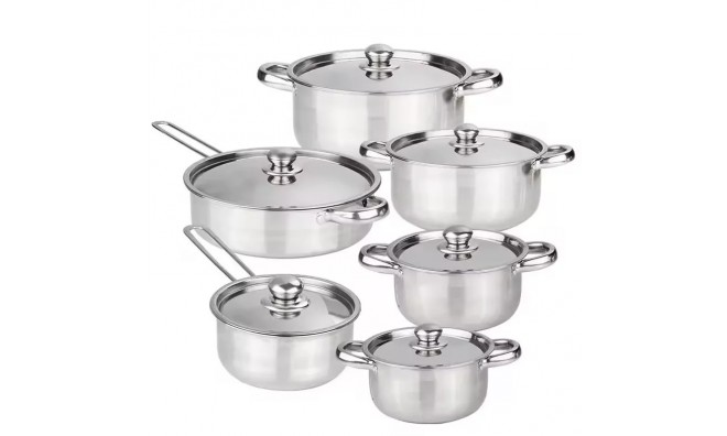 Rozsdamentes acél edénykészlet